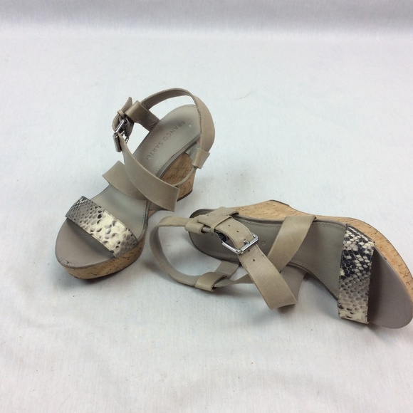 franco sarto animal print sandals